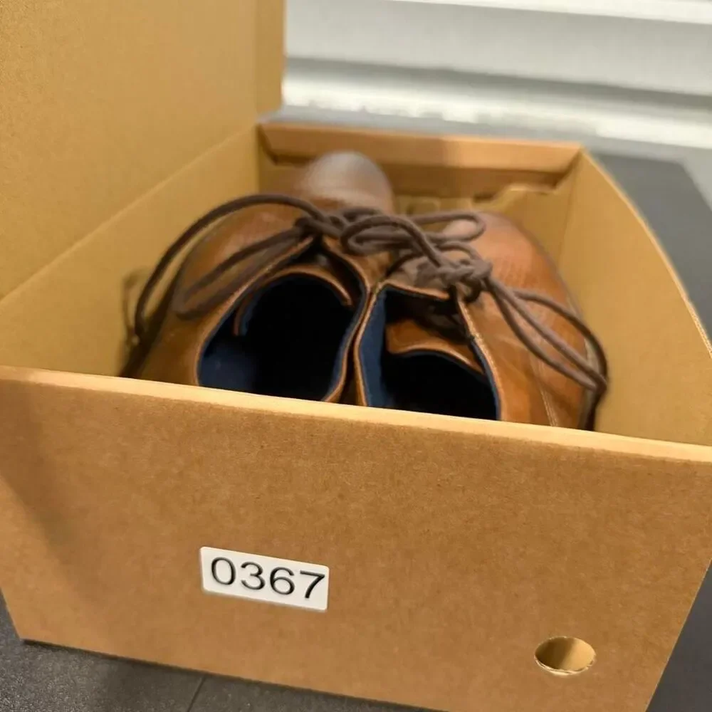 George Men's Brown and Tan Oxfords